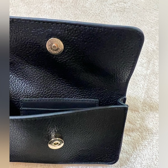 NWOT DKNY Black Pebble Clutch with Belt Loops - Picture 3 of 4